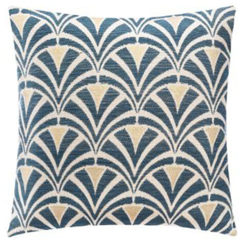 Housse de Coussin "Chen Art" 40x40cm Bleu (1/4)