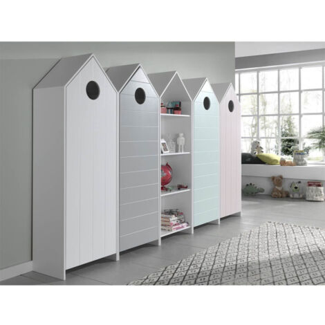Pack - Étagère Enfant & 4 Armoires "Casami" Multicolore (1/5)