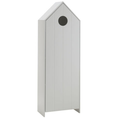 Armoire Enfant 4 Niveaux "Casami" 171cm Blanc