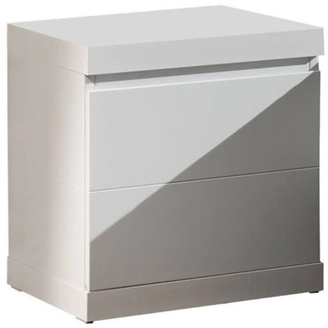 Table de Chevet Enfant "Lara" 55cm Blanc (1/3)