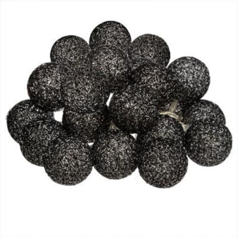 Guirlande Lumineuse à Led "20 Boules" Noir (1/2)