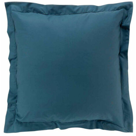 Taie d'Oreiller "Percaline" 63x63cm Bleu (1/5)