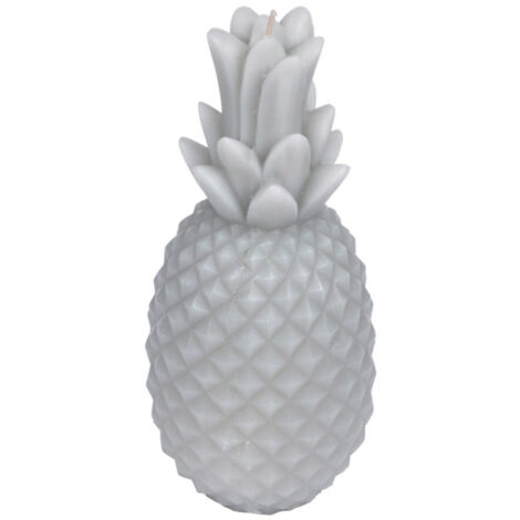 Bougie Déco "Ananas Tropical" 20cm Gris (1/2)