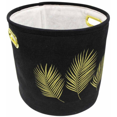 Panier de Rangement Imprimé "Orbella" 27cm Noir (1/4)