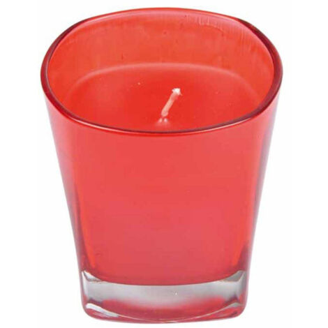 Bougie Parfumée Verre "Essentiel" 7cm Fraise (1/2)