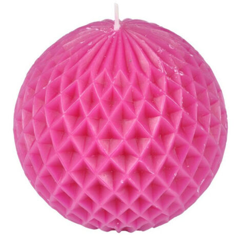 Bougie Déco "Tropical Fresh" 9cm Rose