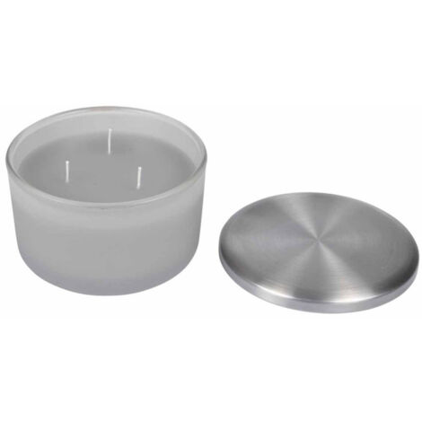 Bougie Parfumée Verrine "Tropical Fresh" 13cm Nuage de Coton (1/2)