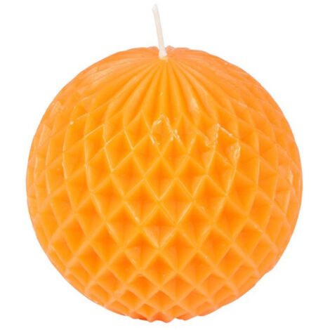 Bougie Déco "Tropical Fresh" 9cm Orange (1/2)