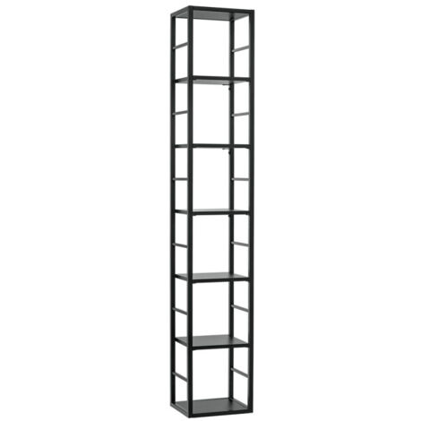 Étagère Murale 6 Niveaux "Switch I" 176cm Noir (1/3)