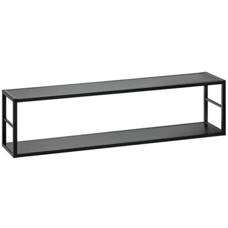 Étagère Murale Design "Switch VII" 120cm Noir (1/3)