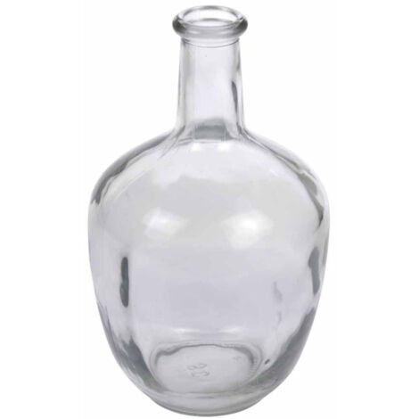 Vase Déco en Verre "Jarre" 30cm Transparent