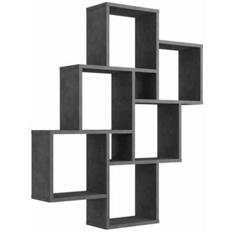 Étagère Murale Design "Riolo" 94cm Marron (1/3)