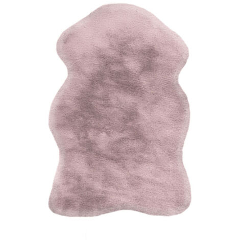 Tapis Déco "Sheep" 60x90cm Rose (1/4)