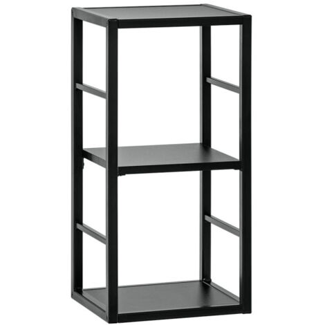 Étagère 2 Niveaux Design "Switch RM" 60cm Noir (1/3)