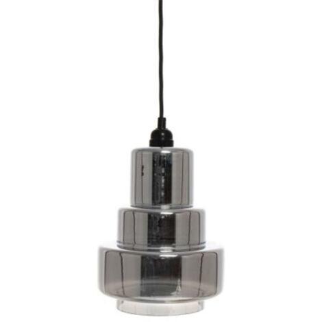 Lampe Suspension Design "Evy" 29cm Argent (1/4)