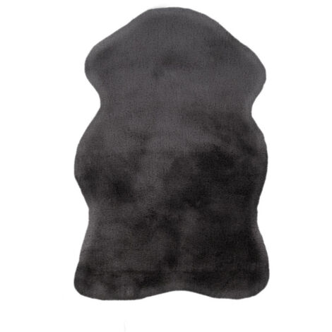 Tapis Déco "Sheep" 60x90cm Anthracite (1/4)