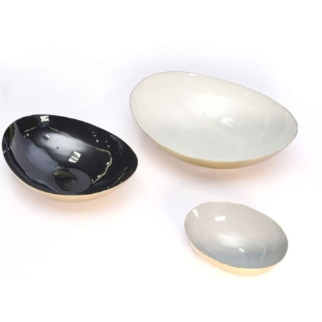 Lot de 3 Coupelles Déco "Yuna" 29cm Noir (1/2)