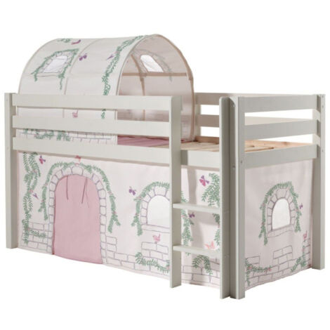 Pack - Lit Enfant, Tente & Tunnel "Pino Birdy" Blanc (1/5)