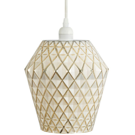Lampe Suspension Déco "Lumi" 27cm Blanc (1/4)