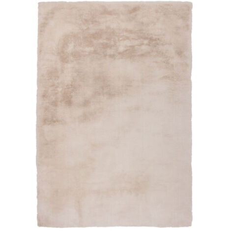 Tapis Tufté à la Main à Poils Longs "Rabbit" Crème 120 x 170 cm (1/4)