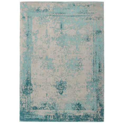 Tapis Vintage Tissé "Nostalgia" Turquoise 120 x 170 cm (1/4)