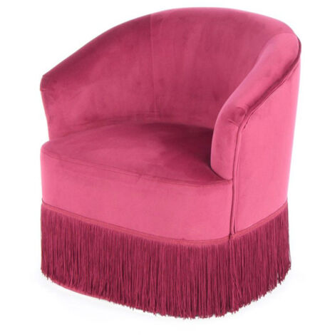Fauteuil Enfant Design "Alfred" 50cm Bordeaux (1/3)