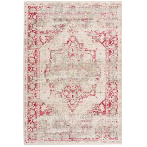 Tapis Vintage à Poils Courts "Baroque I" Multicolore 200 x 290 cm (1/4)
