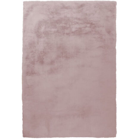 Tapis Tufté à la Main à Poils Longs "Rabbit" Rose 120 x 170 cm (1/4)