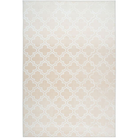 Tapis Vintage Fait Main "Monroe I" Crème 120 x 170 cm (1/4)