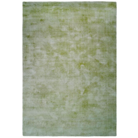 Tapis à Poils Courts Fait Main "Luxury I" Vert 80 x 150 cm (1/4)