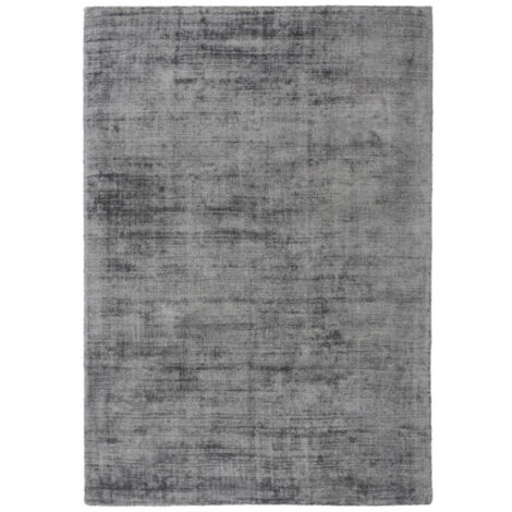 Tapis à Poils Courts Fait Main "Luxury I" Gris 120 x 170 cm (1/4)