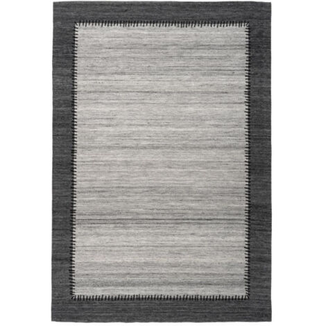 Tapis Imprimé à Poils Courts "Phoenix" Gris 120 x 170 cm (1/4)