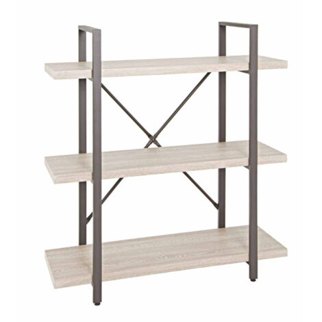 Étagère Design 3 Niveaux "Jykon" 102cm Marron (1/2)