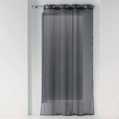Rideau à œillets Absolu 140x280cm – Couleur Anthracite, Paris Prix