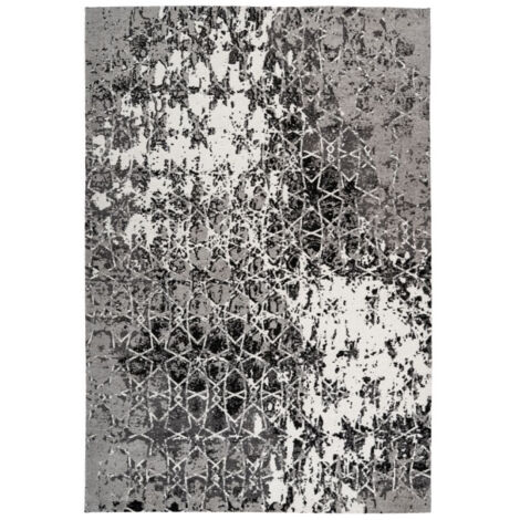 Tapis Vintage à Poils Courts "Iglesia" Gris 200 x 290 cm (1/4)