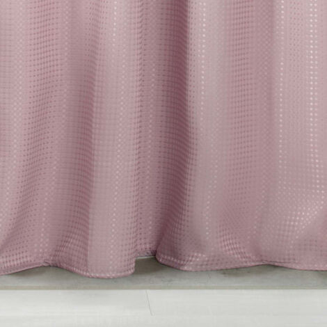 MSV Rideau De Douche Polyester 180x200cm Rose Poudru00e9 | Leroy Merlin