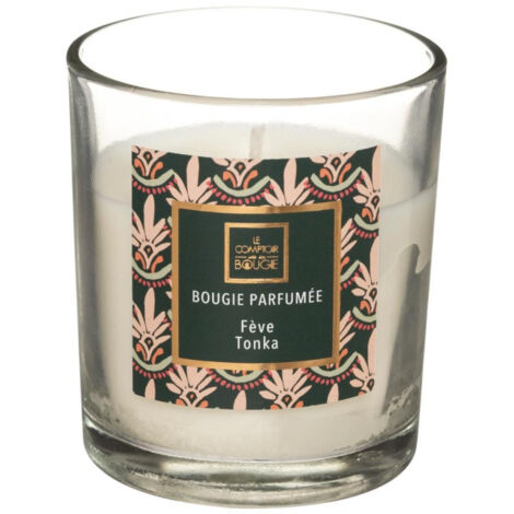 Bougie Parfumée en Verre "Neda" 8cm Tonka (1/2)