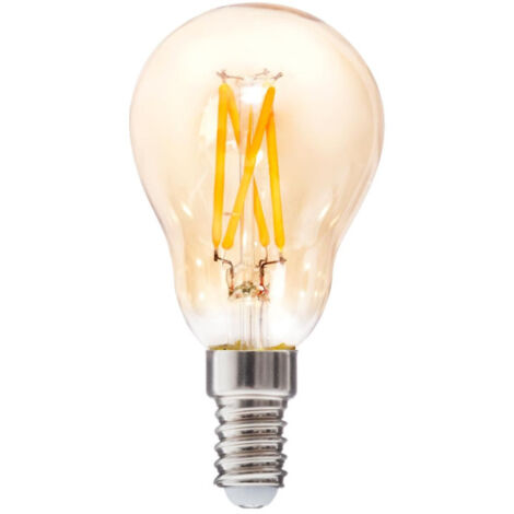Ampoule à Led "Ronde" 9cm Ambre (1/2)