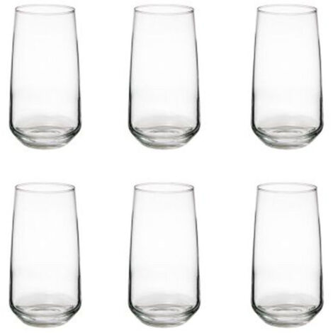 Lot de 6 Gobelets en Verre "Elaya" 48cl Transparent