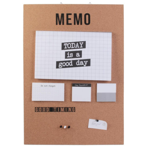 Mémo Calendrier Perpétuel "Working" 60cm Naturel (1/5)