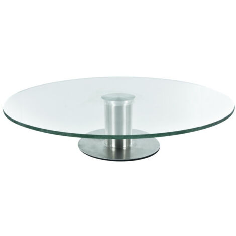 Plateau Tournant "Tarte & Fromage" 30cm Transparent (1/4)