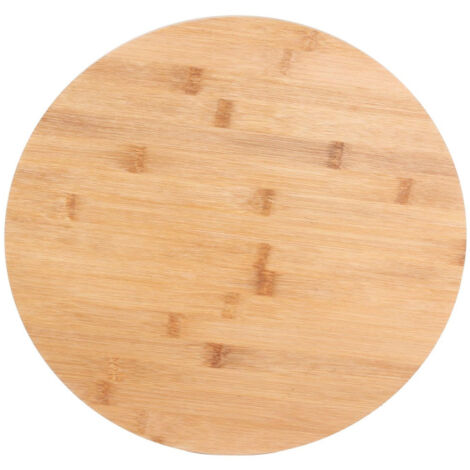 Plateau Tournant En Bambou, Naturel, Diamètre 35 Cm, Paris Prix