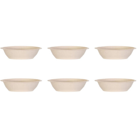 Lot de 6 Coupelles Rondes "Blé" 15cm Beige (1/4)