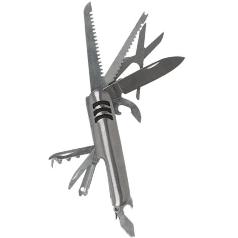 Couteau Multifonction "11 en 1" 9cm Argent (1/2)