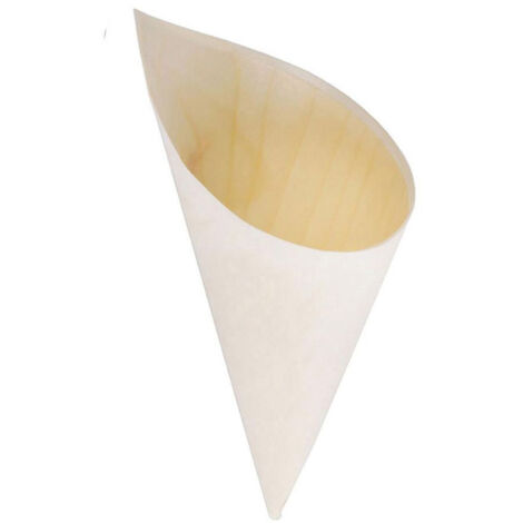 Lot de 12 Cônes de Présentation "Ecolo" 12cm Naturel (1/4)