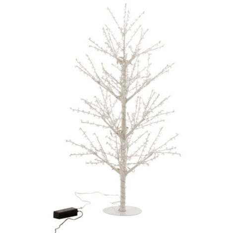 Statuette Déco à Led "Arbre Nu Perles" 125cm Blanc (1/3)