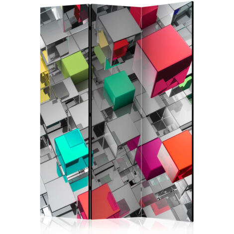 Paravent 3 Volets "Colours of Metal" 135x172cm (1/2)