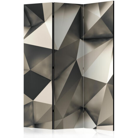 Paravent 3 Volets "Cosmic Silver" 135x172cm (1/2)