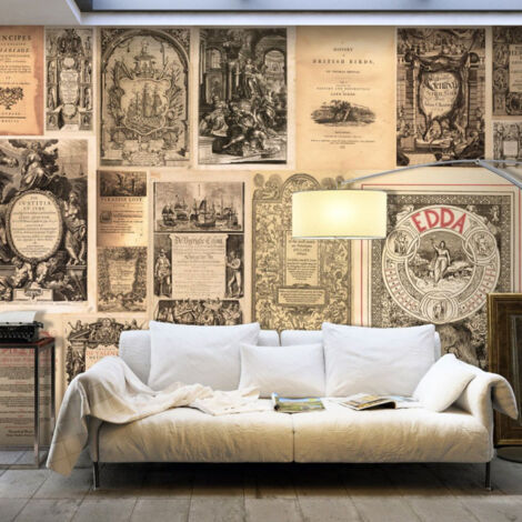 Papier Peint XXL "Vintage Books" 280x500cm (1/2)