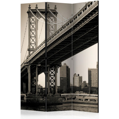 Paravent 3 Volets "Manhattan Bridge, New York" 135x172cm (1/2)